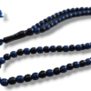 Dua Color PVC Plastic Tasbeeh e Zahra (s.a) - Black & Blue - Image 2