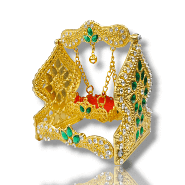 AA - Diamond Studded Casting Iron Gehwara of Janabe Ali Asghar a.s - Karbala Tabarrukat - Image 3