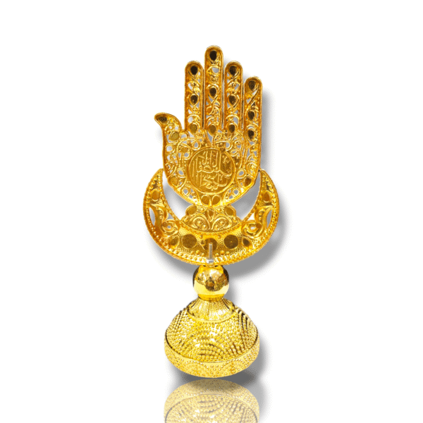 MA - Colorful Diamond Studded Casting Iron Metal Panja with Enamel - Karbala Tabarrukat - Image 2