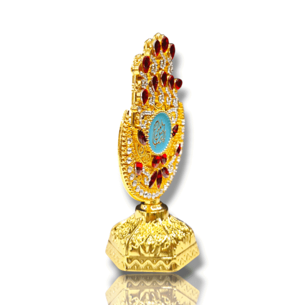 MA - Colorful Diamond Studded Casting Iron Metal Panja with Enamel - Karbala Tabarrukat - Image 3