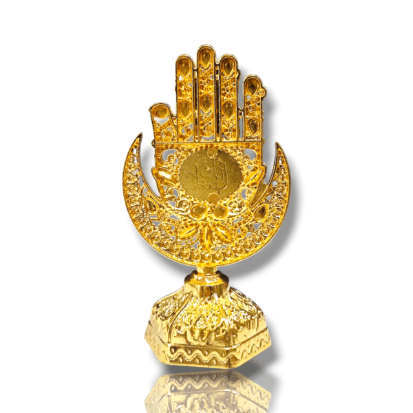 MA - Colorful Diamond Studded Casting Iron Metal Panja with Enamel - Karbala Tabarrukat - Image 2
