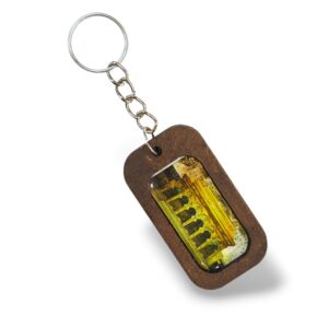 MDF Resin Keychain - Pack of 10 pcs